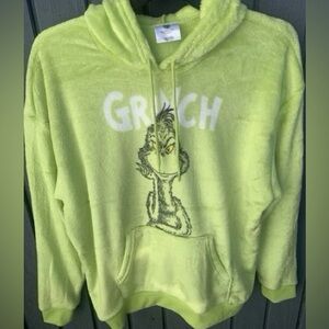 Dr. Seuss Grinch green women Christmas sweater size XL